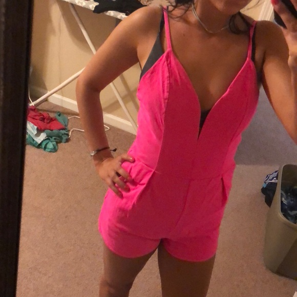 Solemio Dresses & Skirts - Hot Pink Romper
